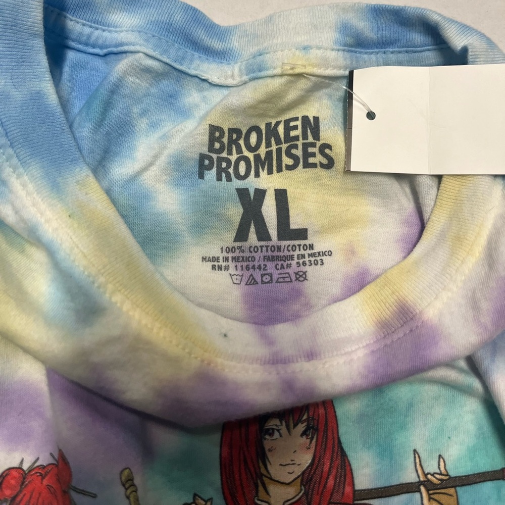 Broken Promises Tie-Dye Graphic Tee - Picture 5 of 6